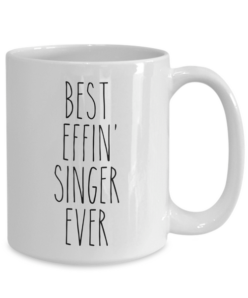 Gift For Singer Best Effin' Singer Ever Mug Coffee Cup Funny Coworker Gifts