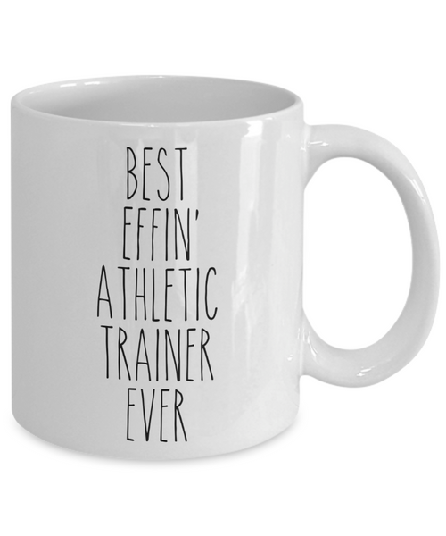 Gift For Athletic Trainer Best Effin' Athletic Trainer Ever Mug Coffee Cup Funny Coworker Gifts
