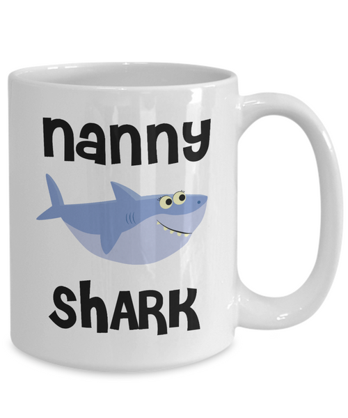Best Nanny Ever Gifts Shark Mug Coffee Cup