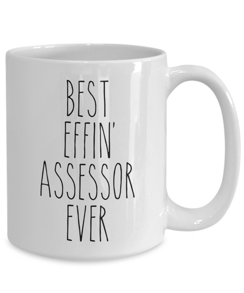 Gift For Assessor Best Effin' Assessor Ever Mug Coffee Cup Funny Coworker Gifts