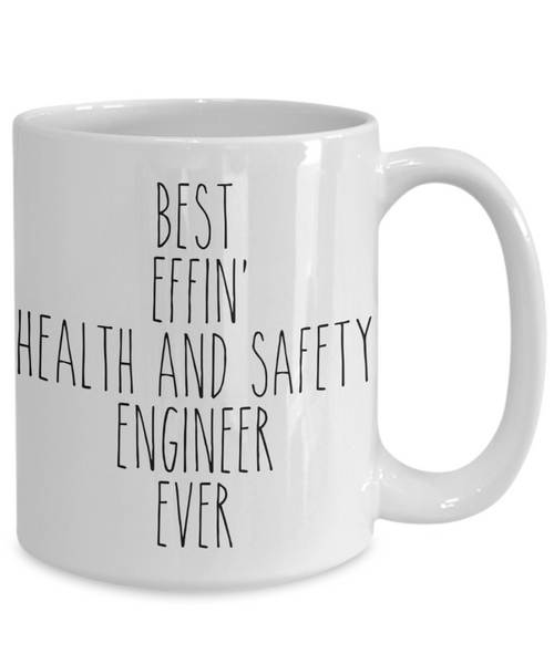Gift For Health And Safety Engineer Best Effin' Health And Safety Engineer Ever Mug Coffee Cup Funny Coworker Gifts
