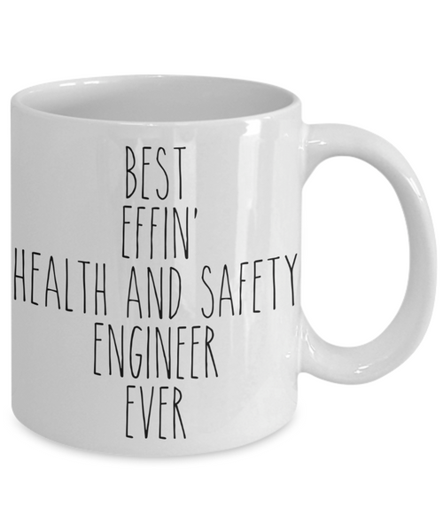 Gift For Health And Safety Engineer Best Effin' Health And Safety Engineer Ever Mug Coffee Cup Funny Coworker Gifts