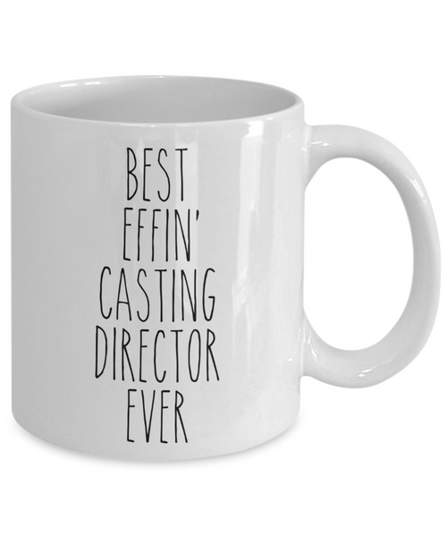 Gift For Casting Director Best Effin' Casting Director Ever Mug Coffee Cup Funny Coworker Gifts