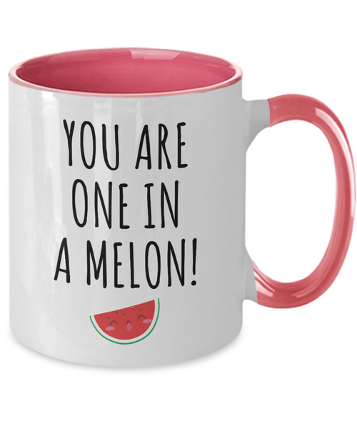 One in a Melon Two-Tone Mug Coffee Cup Funny Gift