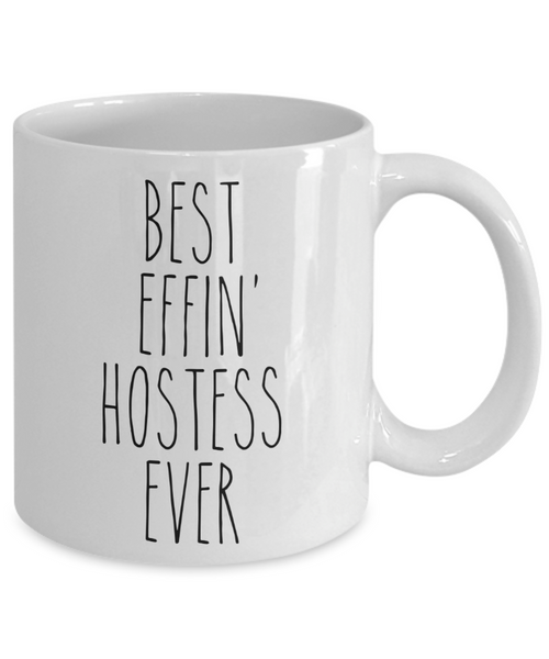 Gift For Hostess Best Effin' Hostess Ever Mug Coffee Cup Funny Coworker Gifts