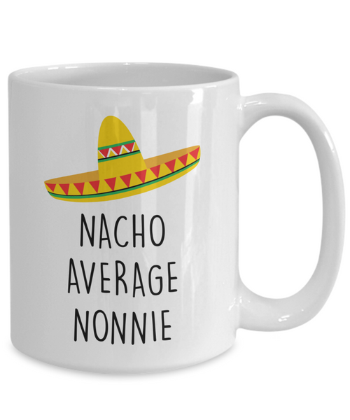 Nonnie Gift, Nonnie Gifts, Nonnie Coffee Mug, Gifts for Nonnie, Nach Average Nonnie