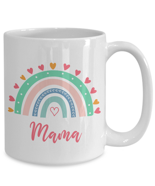 Mama Mug Mama Rainbow Mug Mother's Day Present Mama Rainbow Coffee Mug New Mama Mug Mama Coffee Cup Gift for Mom