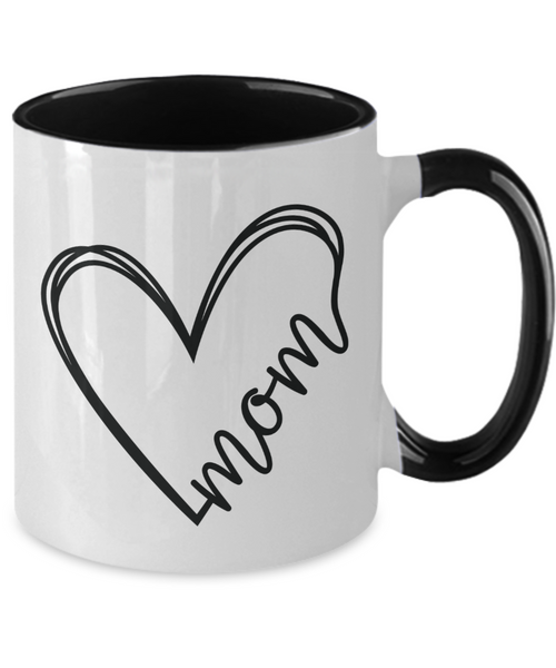 Mom Mug Two-Tone Coffee Cup Funny Gift
