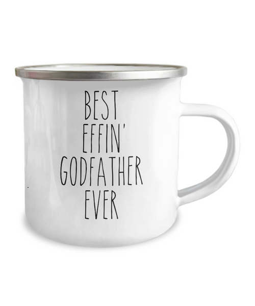 Gift For Godfather Best Effin' Godfather Ever Camping Mug Coffee Cup Funny Coworker Gifts
