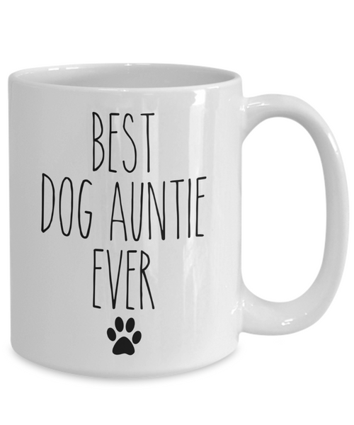 Best Dog Auntie Ever Mug Gift for Dog Aunt Gifts Coffee Cup
