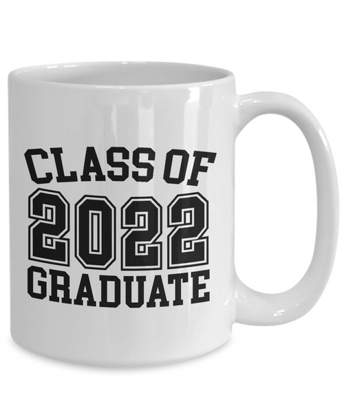 Class of 2022 Graduate Mug Seniors 2022 Graduation Coffee Cup Funny Gift