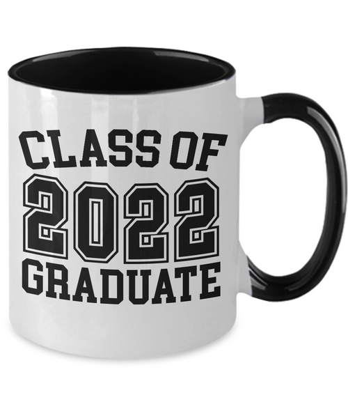 Class of 2022 Graduate Mug Two-Tone Coffee Cup Funny Gift