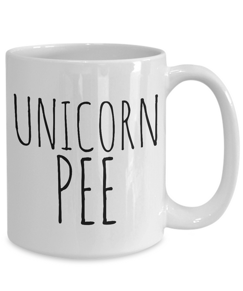 Unicorn Pee Mug Funny Unicorn Ceramic Coffee Cup Gift-Cute But Rude