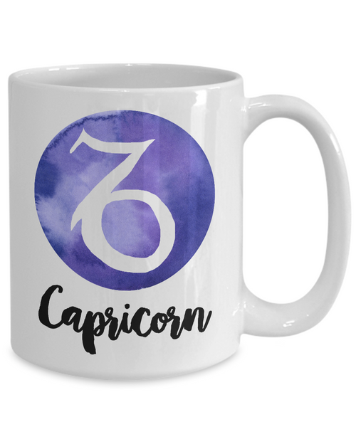 Zodiac Capricorn Horoscope Coffee Mug - Astrology Gift - Metaphysical, Celestial, Astrology, Horoscopes-Cute But Rude