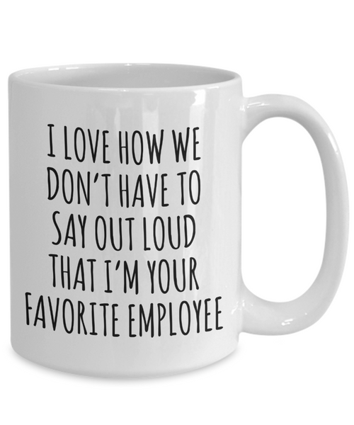 Boss's Day Gift for Boss Mug Office Humor Happy Bosses Day Funny Sarcastic Coffee Cup