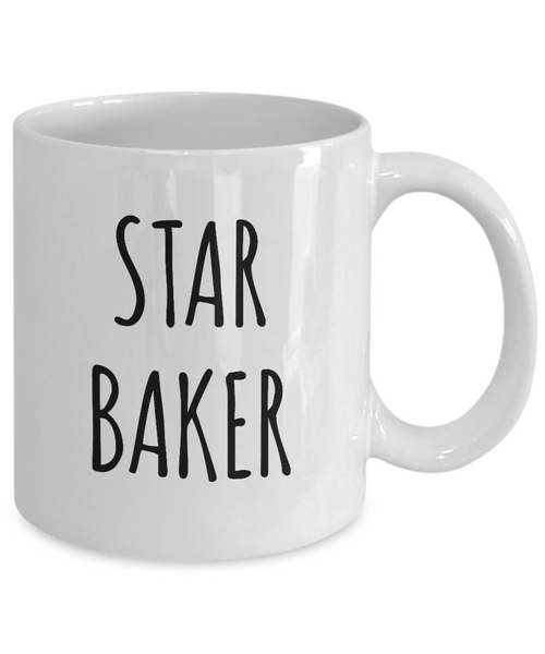 Star Baker Mug Funny Baking Gift for Baker's Mugs Pastry Chef