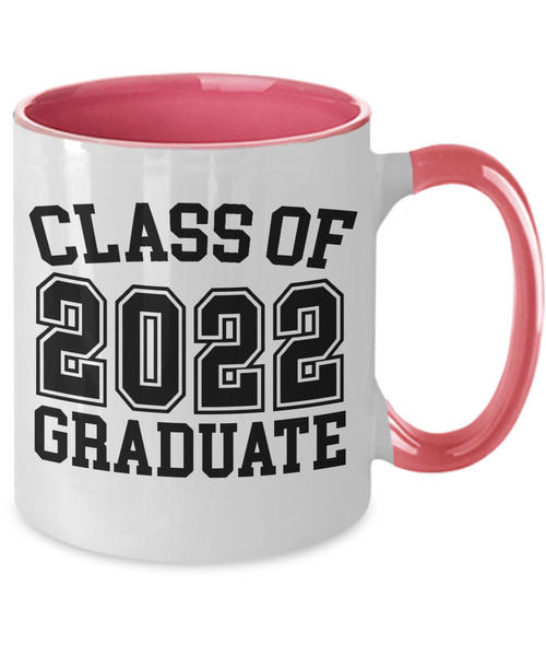 Class of 2022 Graduate Mug Two-Tone Coffee Cup Funny Gift