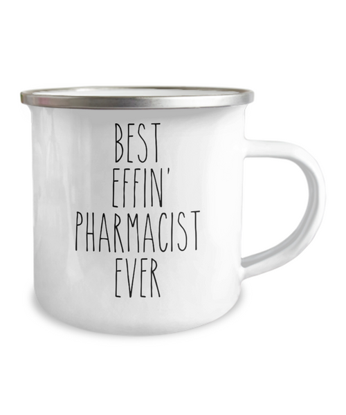 Gift For Pharmacist Best Effin' Pharmacist Ever Camping Mug Coffee Cup Funny Coworker Gifts
