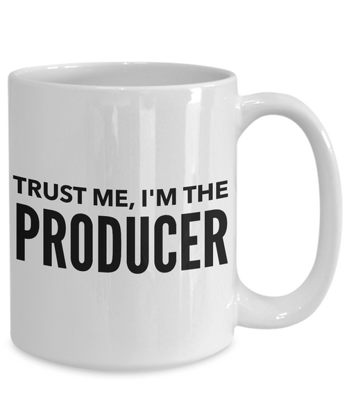 Movie Producer Gifts - Trust Me, I'm the Producer Hollywood Mug-Cute But Rude