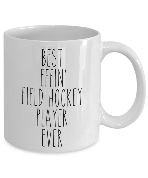 Gift For Field Hockey Player Best Effin' Field Hockey Player Ever Mug Coffee Cup Funny Coworker Gifts