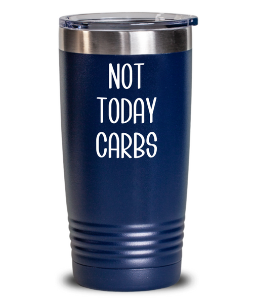 Keto Tumbler Coffee Mug Weight Loss Gifts Fitness Gift Ideas Not Today Carbs Diet Travel Cup BPA Free