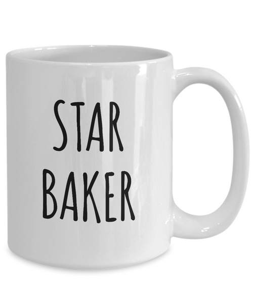Star Baker Mug Funny Baking Gift for Baker's Mugs Pastry Chef