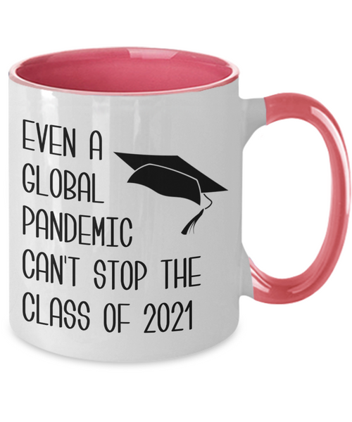 Class of 2021 Graduation Mug Diploma for the Graduate Two-Toned Coffee Cup