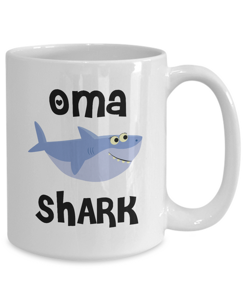 Oma Shark Mug Do Do Do Coffee Cup Oma Birthday Gift Idea Gifts for Omas