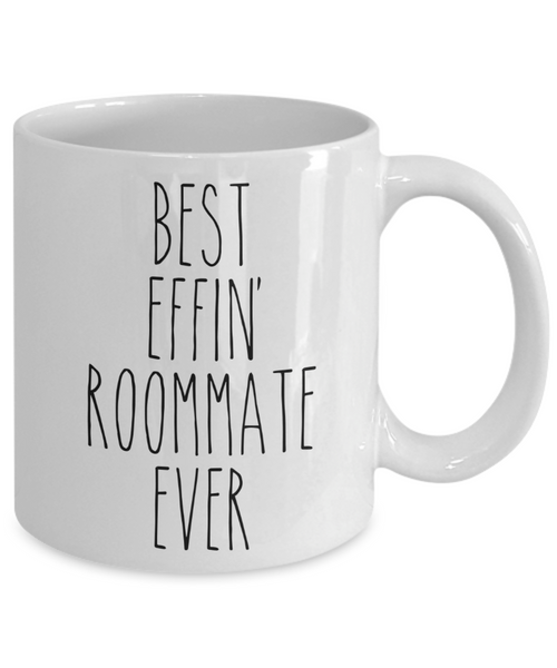 Gift For Roommate Best Effin' Roommate Ever Mug Coffee Cup Funny Coworker Gifts