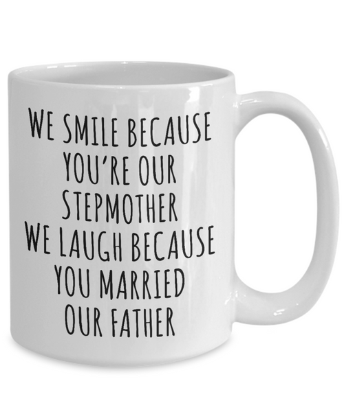 Stepmom Mug From Kids Step Mom Gifts Stepmother Mug Gifts for Step-Mom Present for Stepparent Mother's Day Funny Gift for Stepmom Coffee Cup