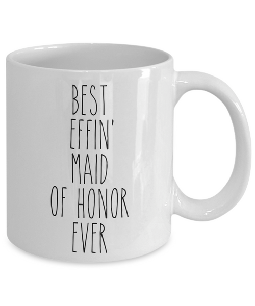 Gift For Maid Of Honor Best Effin' Maid Of Honor Ever Mug Coffee Cup Funny Coworker Gifts