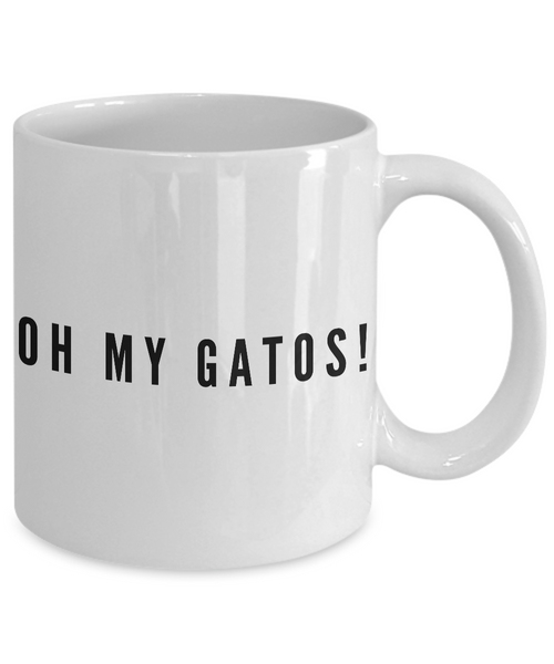 Oh My Gatos! Mug Hilarious Ceramic Coffee Cup-Cute But Rude