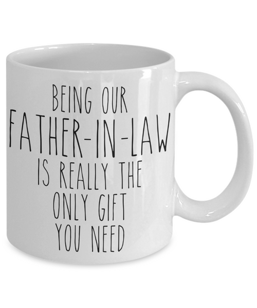 Funny Father in Law Gift for Father-in-Law from Daughter in Law Son in Law Mug Father's Day Coffee Cup Birthday Present