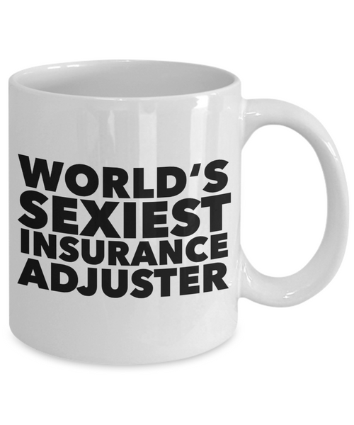 World's Sexiest Insurance Adjuster Mug Gift Ceramic Coffee Cup-Cute But Rude