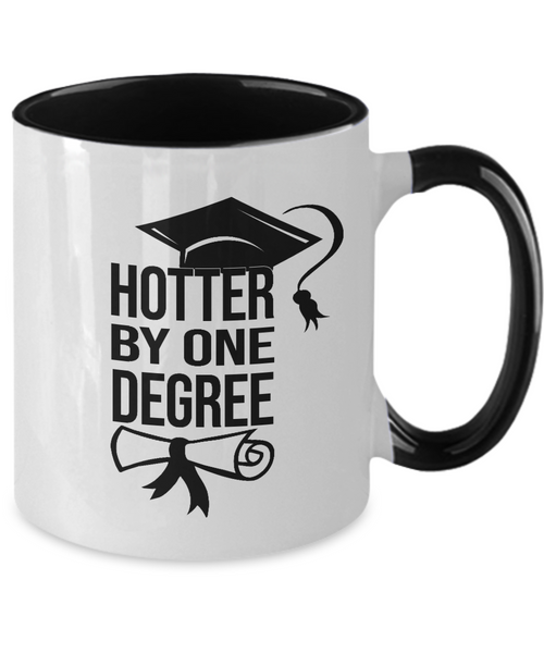 Hotter By One Degree Mug Two-Tone Coffee Cup Funny Gift