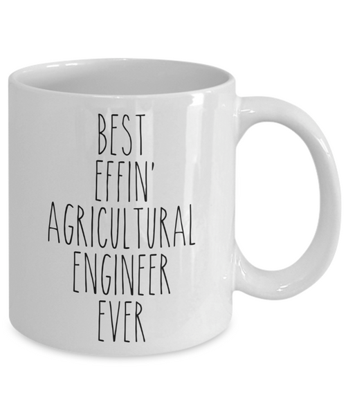 Gift For Agricultural Engineer Best Effin' Agricultural Engineer Ever Mug Coffee Cup Funny Coworker Gifts