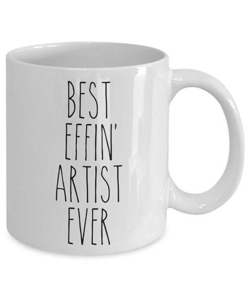 Gift For Artist Best Effin' Artist Ever Mug Coffee Cup Funny Coworker Gifts