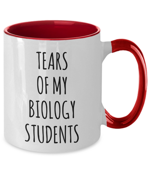 Tears Of My Biology Students Mug Two-Tone Coffee Cup Funny Gift