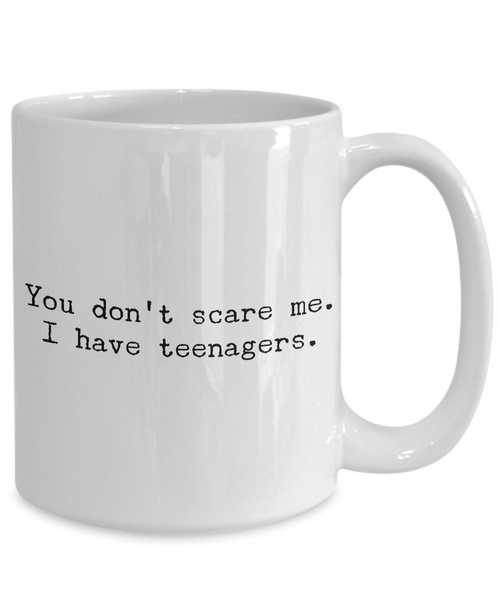 Gifts for Mom - You Don't Scare Me I Have Teenagers - Funny Mom Gifts-HollyWood & Twine