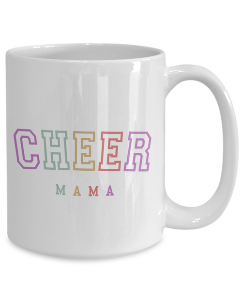 Cheer Mama, Cheer Mom Gift, Cheer Mom Mug, Mother's Day, Gift for Mom, Cheer Coach Gift, Coffee Cup