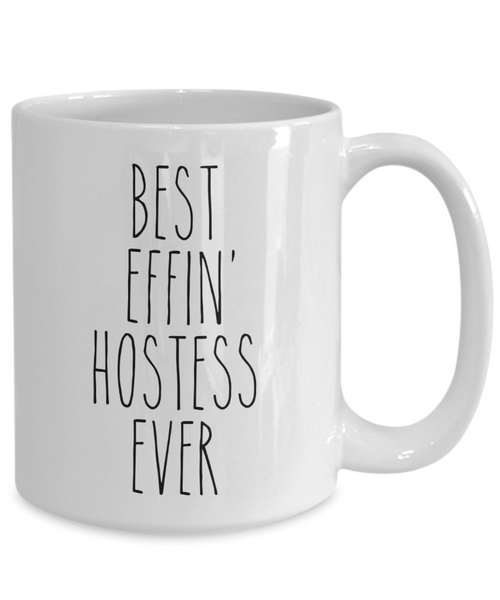 Gift For Hostess Best Effin' Hostess Ever Mug Coffee Cup Funny Coworker Gifts
