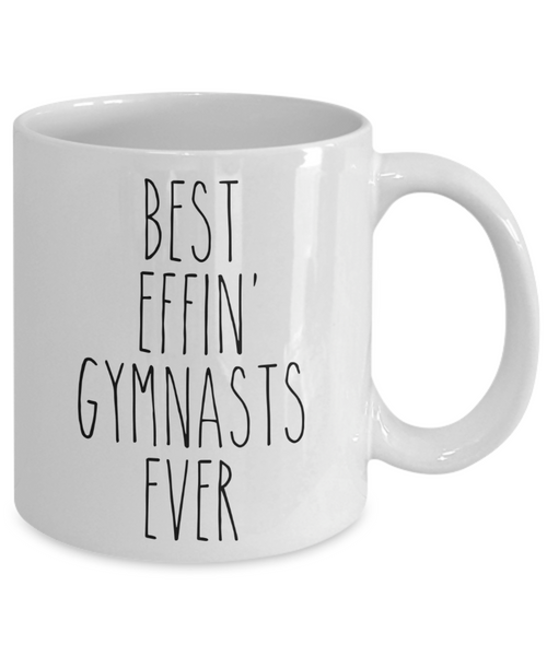 Gift For Gymnasts Best Effin' Gymnasts Ever Mug Coffee Cup Funny Coworker Gifts