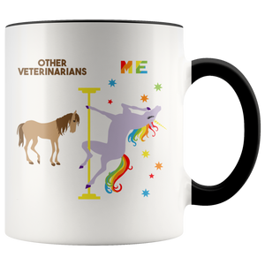 Veterinarian Gifts for Veterinarians Mug Funny Veterinarian Graduation Gift Idea Coffee Cup Pole Dancing Unicorn