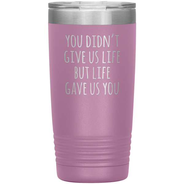 Stepmom Gift Idea for Stepmother Adoptive Mom Mother's Day Present From Us Stemless Insulated Tumbler Hot Cold BPA Free 20oz Travel Coffee Cup