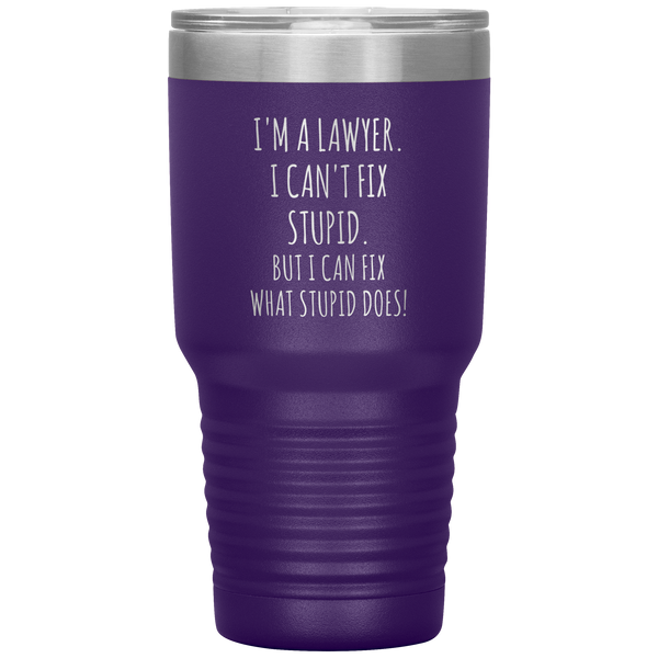Law School Graduation Gift Attorney Tumbler I'm a Lawyer Travel Coffee Cup 30oz BPA Free