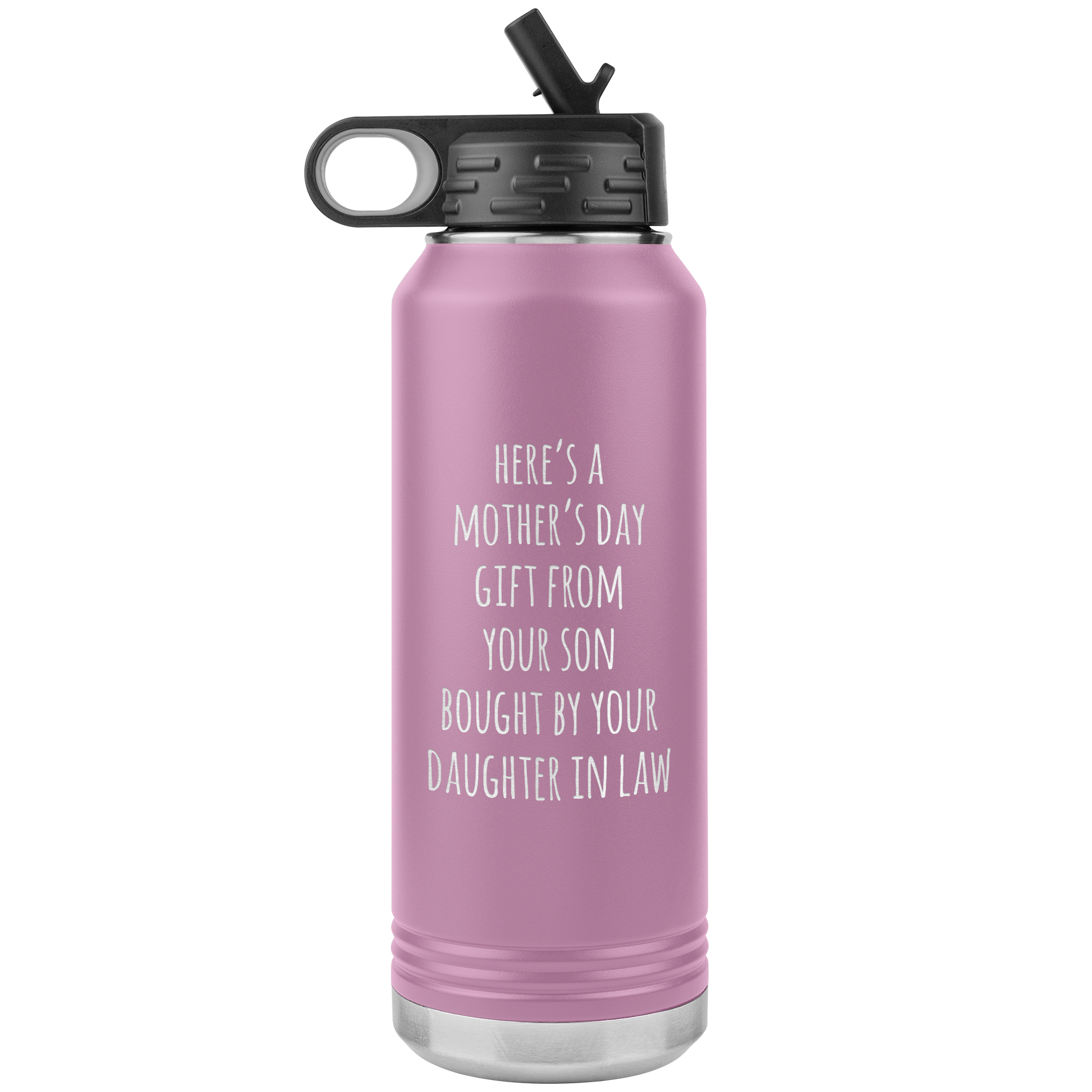 Here's a Mother's Day Gift From Your Son Insulated Water Bottle Tumble –  Cute But Rude