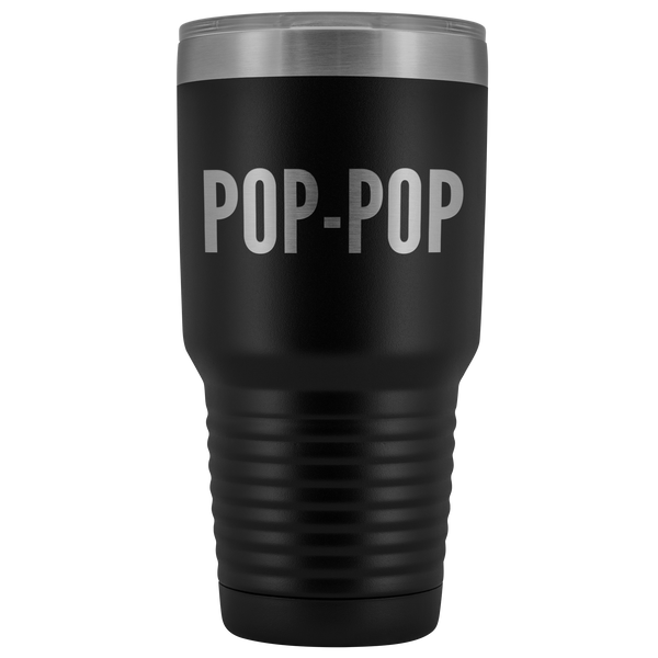 Pop Pop Gifts for Pop-Pop Tumbler Metal Mug Double Wall Vacuum Insulated Hot Cold Travel Cup 30oz BPA Free