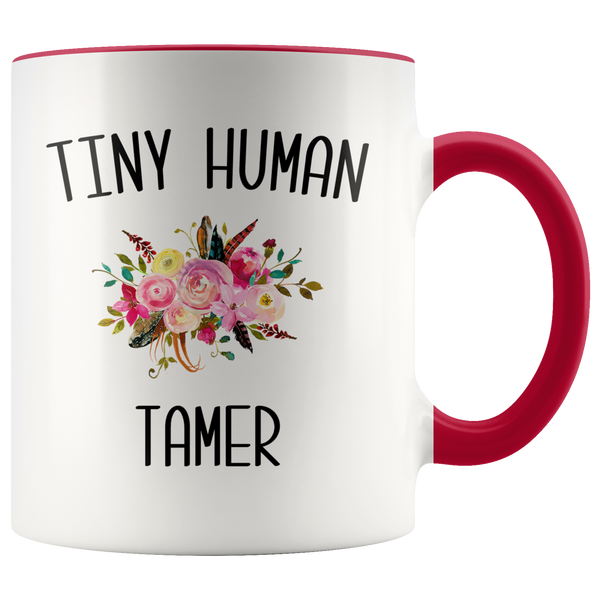 Tiny Human Tamer Mug Daycare Provider Gifts Funny Childcare Worker Preschool Coffee Cup