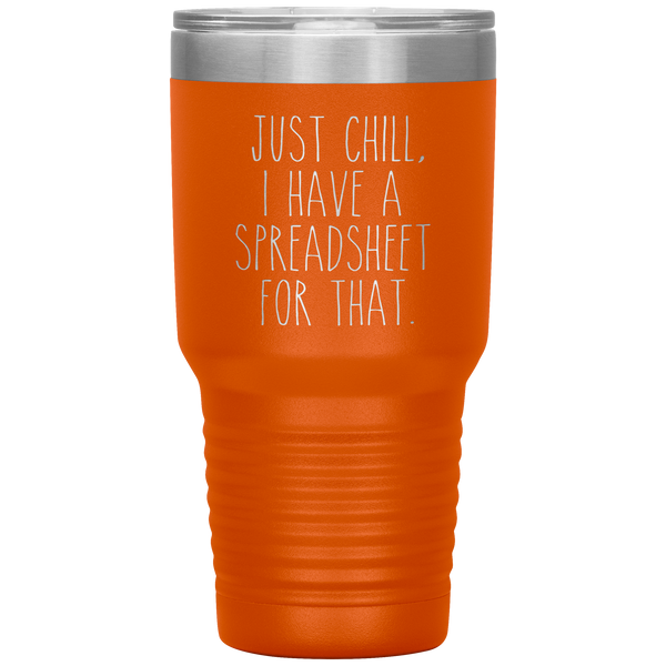 CPA Tumbler Tax Accountant Gift I Have a Spreadsheet for That Travel Coffee Cup 30oz BPA Free