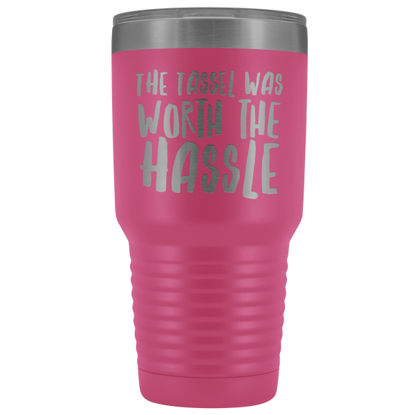 The Tassel Was Worth the Hassle Tumbler Metal Mug Double Wall Vacuum Insulated Hot Cold Travel Cup 30oz BPA Free Mature-Cute But Rude